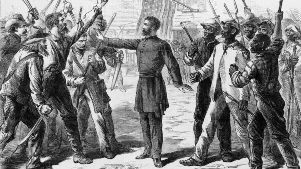 "The Freedmen's Bureau" by A. R. Waud. c. 1868. KinarasChildren.com