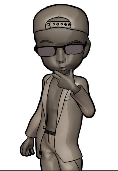 Ujamaa-Pensive pose.