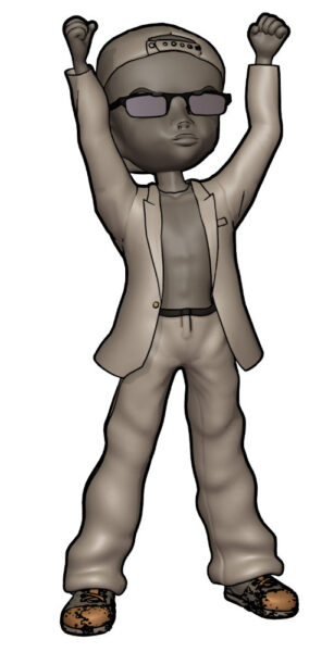 Ujamaa celebrates victory. KinarasChildren.com